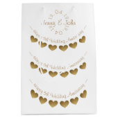 5e Jubileum met een klein cadeautje Medium Cadeauzakje (Voorkant)