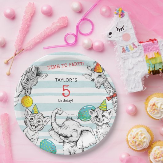 5e Jubileum Party Paper Bord (Feest)