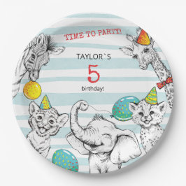 5e Jubileum Party Paper Bord