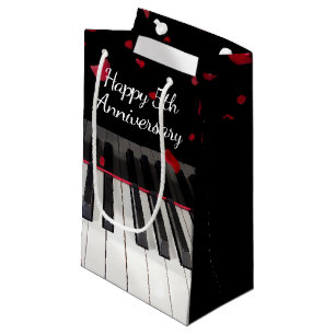5e Jubileum Piano-toetsenbord Klein Cadeauzakje