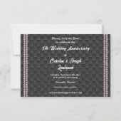5e jubileum Save the Date-foto |Saffierblauw Kaart (Achterkant)