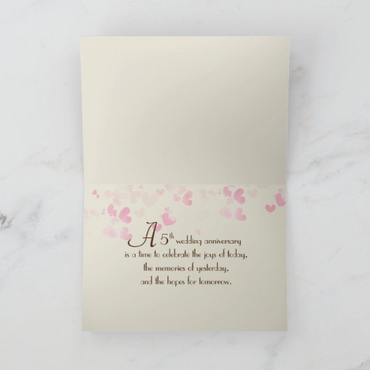 5e Jubileum Snapshot met hart Kaart (Binnen)