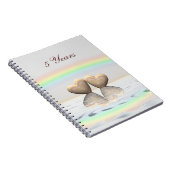 5e Jubileum Wooden Hearts Notitieboek (Rechterzijde)