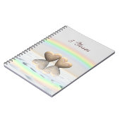 5e Jubileum Wooden Hearts Notitieboek (Linkerzijde)