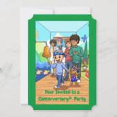 5e Kanker Jubileum Party Uitnodigingen (Voorkant)