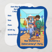 5e Kanker Jubileum Party Uitnodigingen (Voorkant / Achterkant)