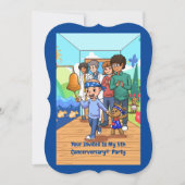 5e Kanker Jubileum Party Uitnodigingen (Voorkant)