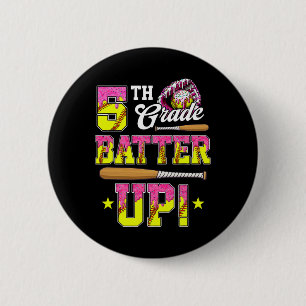 5e klas boter zachte ijsdruppel shirt naar school ronde button 5,7 cm