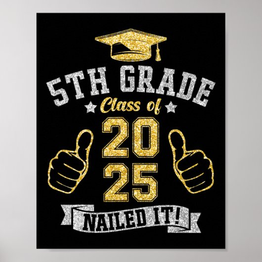 5e klas CL van 2025 genageld IT-Afstuderen student Poster (Voorkant)