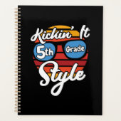 5e klas eerste dag 5e klas terug naar school planner (Voorkant)