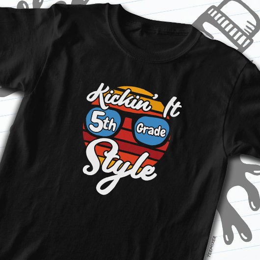 5e klas eerste dag 5e klas terug naar school t-shirt