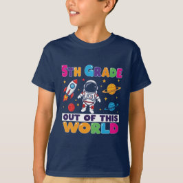5e klas leerkracht astronaut Space T-shirt