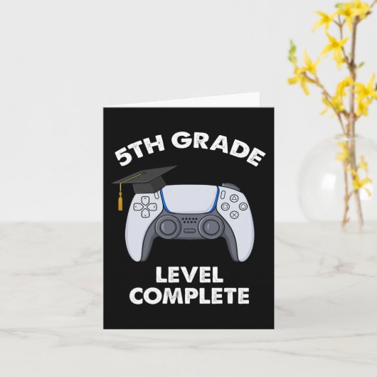 5e klas niveau Compleet Afstuderen Gamer Boys SCH Kaart (Gele Bloem)