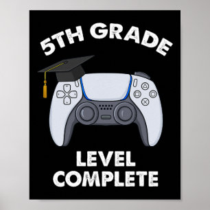 5e klas niveau Compleet Afstuderen Gamer Boys SCH Poster