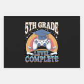 5e klas niveau complete Afstuderen gaming gamer Inpakpapier Vel (Voorkant)
