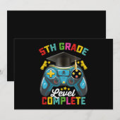 5e klas niveau complete Afstuderen gaming gamer Kaart (Voorkant / Achterkant)