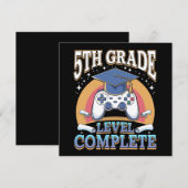 5e klas niveau complete Afstuderen gaming gamer Kaart (Voorkant / Achterkant)