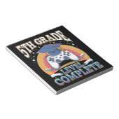 5e klas niveau complete Afstuderen gaming gamer Notitieblok (Schuin)