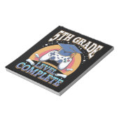 5e klas niveau complete Afstuderen gaming gamer Notitieblok (Linkerzijde)