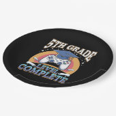 5e klas niveau complete Afstuderen gaming gamer Papieren Bordje (Gekanteld)