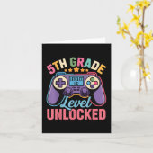 5e klas niveau ontgrendeld Shirt - gamer terug naa Kaart (Gele Bloem)