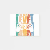 5e klas niveau ontgrendeld terug naar school spel  post-it® notes (Voorkant)