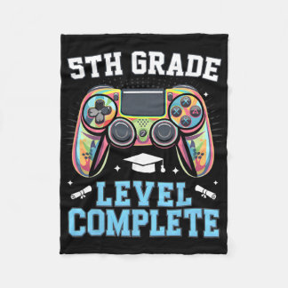 5e klas niveau Voltooid laatste schooldag Gamer  Fleece Deken