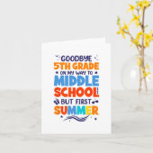 5e klas op weg naar de middelbare school, maar eer kaart (Gele Bloem)