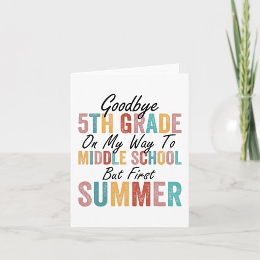 5e klas op weg naar de middelbare school maar eers kaart (Voorkant)