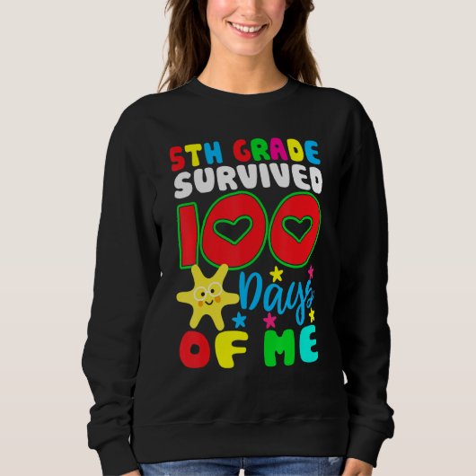 5e klas overleefde 100 dagen van me gelukkige 100e trui (Voorkant)