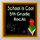 5e klas school: Poster (Voorkant)