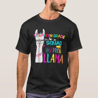5e klas squad leraar student terug naar school nr t-shirt