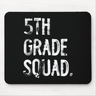 5e klas squad terug naar school leerling leraar muismat