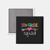 5e klas squad vijfde leraar studententeam terug na magneet (Voorkant / Achterkant)