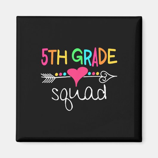 5e klas squad vijfde leraar studententeam terug na magneet (Voorkant)
