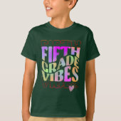 5e klas Vibes 5e klas Team Retro T-shirt (Voorkant)