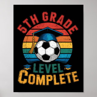 5e leerjaar Complete Voetbal Jongen Meisje Laatste Poster