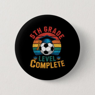 5e leerjaar Complete Voetbal Jongen Meisje Laatste Ronde Button 5,7 Cm