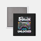 5e leerjaar ontgrendeld terug naar school eerste s magneet (Voorkant / Achterkant)