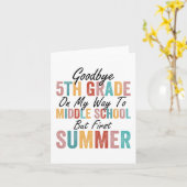 5e leerjaar op weg naar de middelbare school, maar kaart (Gele Bloem)