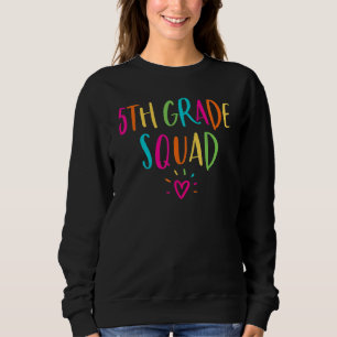 5e leerjaar Squad Crew Student & Leraar achterkant Trui