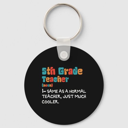 5e leerjaar terug naar school 5e leerjaar D Sleutelhanger (Voorkant)