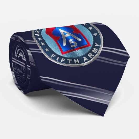 5e Leger "ARMY NORTH" Stropdas (Opgerold)