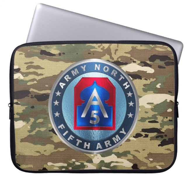 5e LEGER NOORD  Laptop Sleeve (Voorkant)