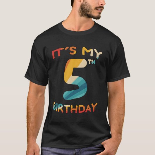 5e man: Het is mijn 5e 5 T-shirt (Voorkant)