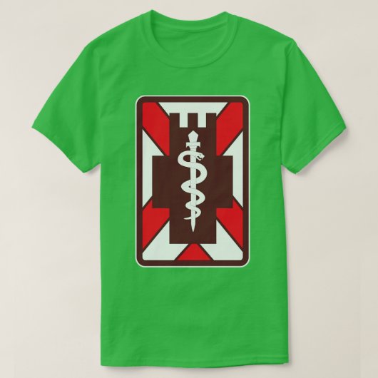 5e Medische Brigade wo Txt T-shirt (Design voorkant)