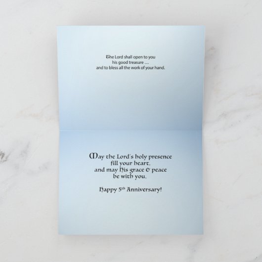 5e Ordination Jubileum Priest,  Cross Kaart (Binnen)