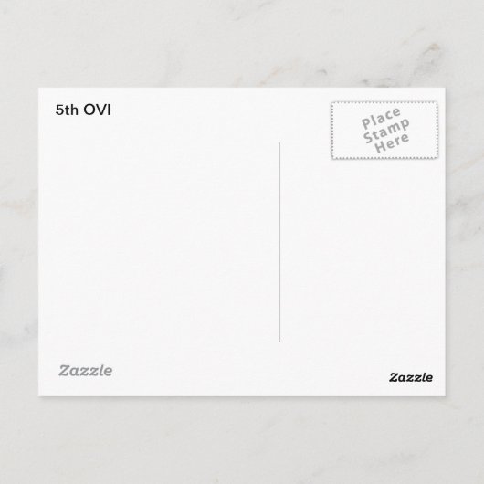 5e OVI Briefkaart (Achterkant)