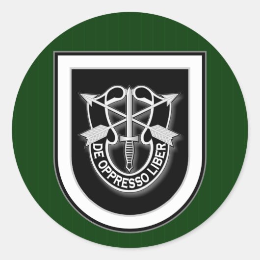 5e SFG-A 2 Ronde Sticker (Voorkant)