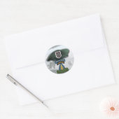 5e Special forces Groene Baretten veteranen flash  Ronde Sticker (Envelop)